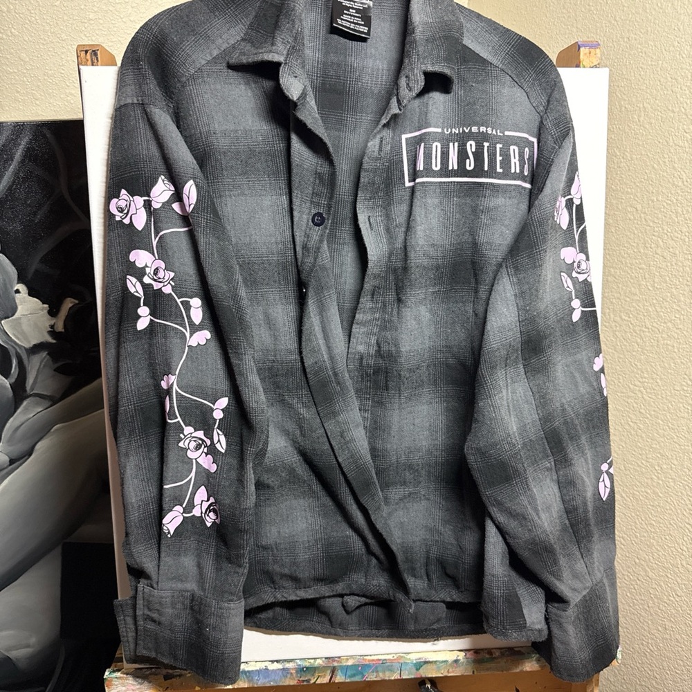 Bride of Frankenstein Graphic Hoodie - Black and Blue - Picture 2 of 4